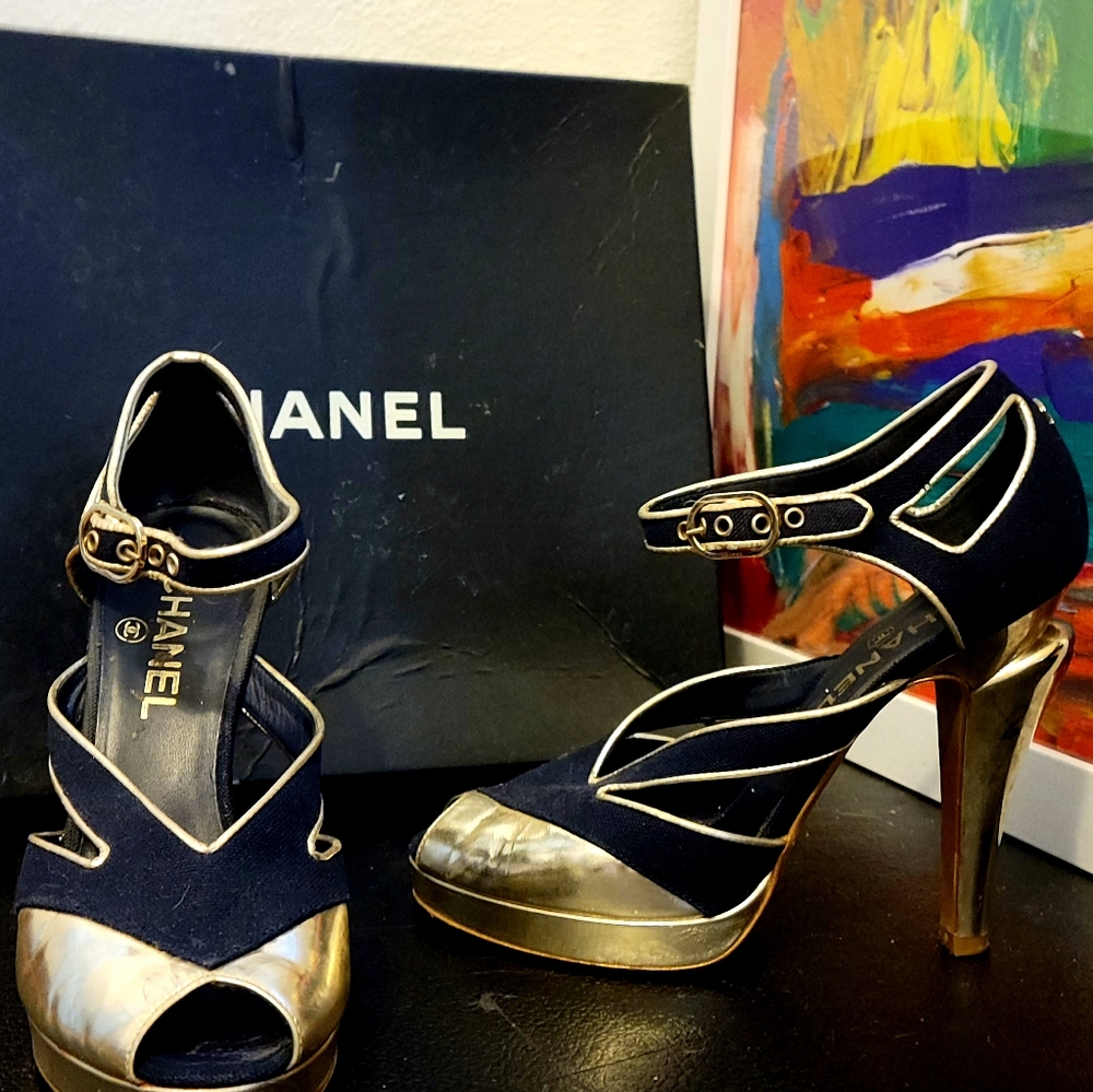 Authentic Chanel Stylish, Based On Platform Very … - image 3